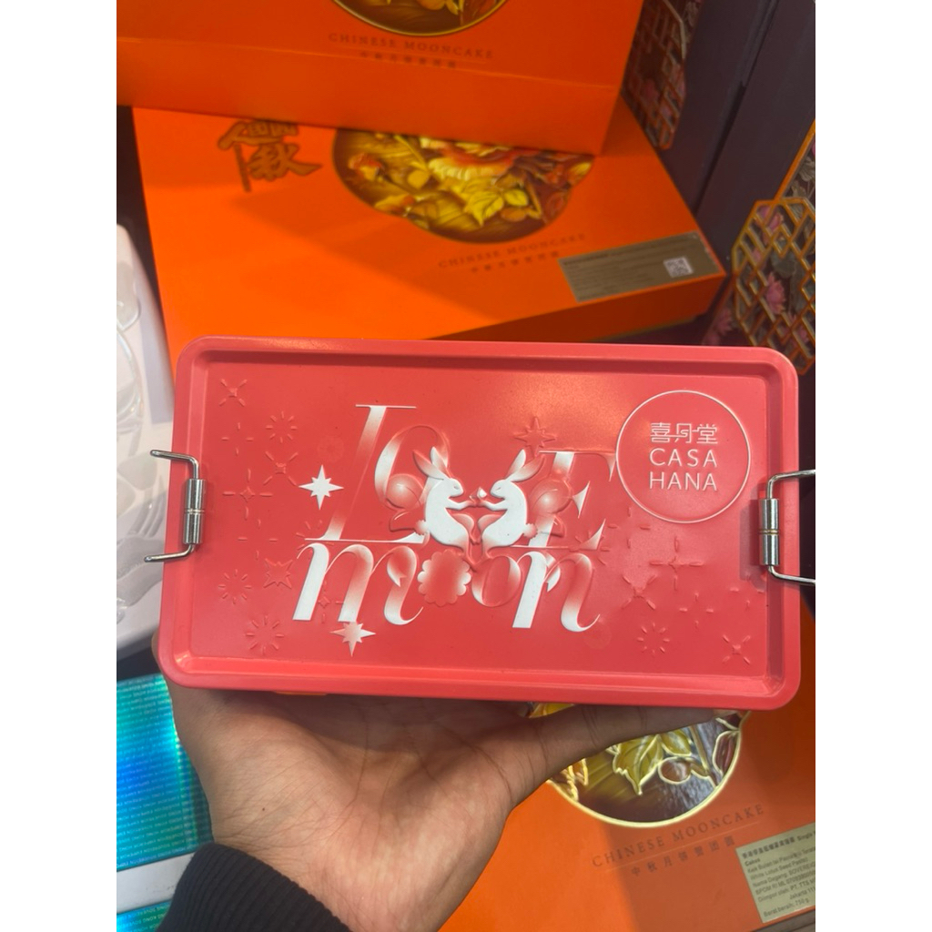 

Kue Bulan Casa Hana Pure Lotus White Yolk | Mooncake Casahana Isi 2 pcs | Box