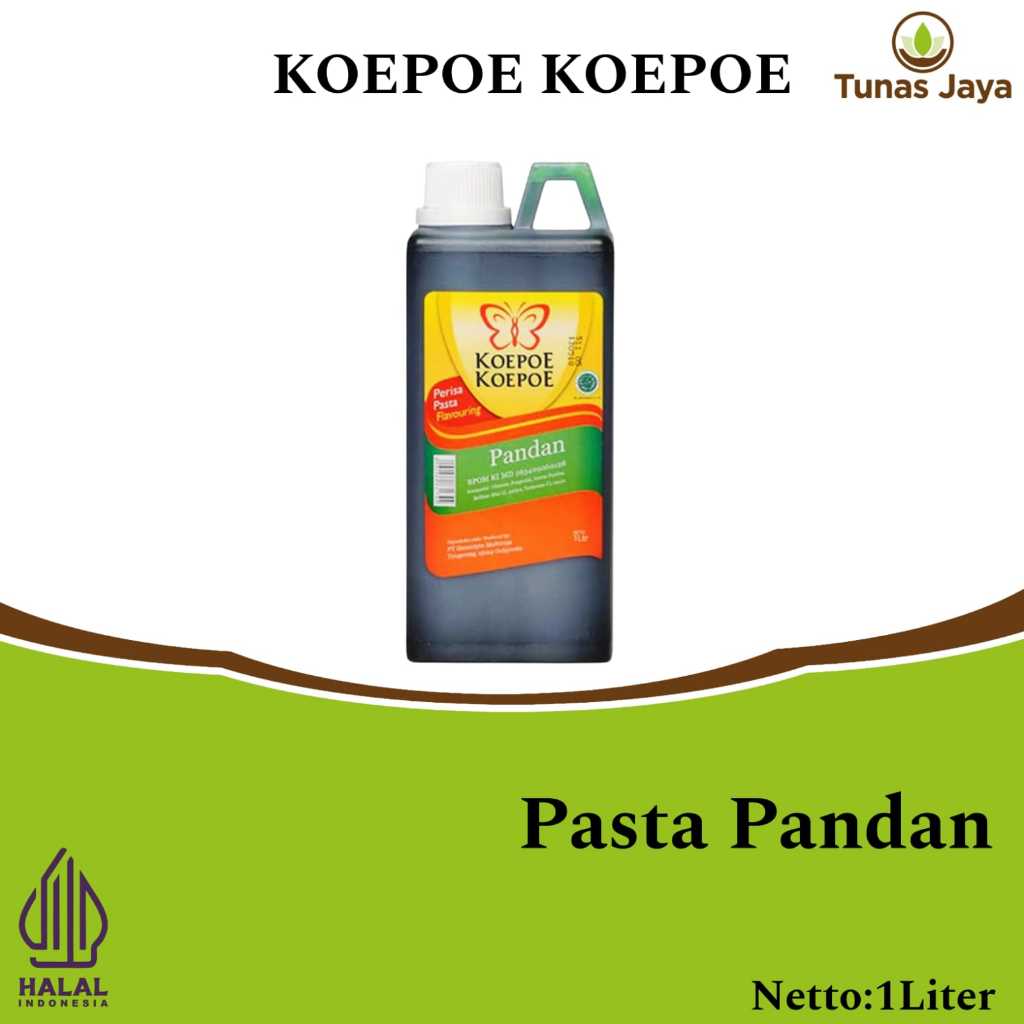 

Koepoe Koepoe Perisa Pandan Pasta 1L - Perisa Pandan Koepoe
