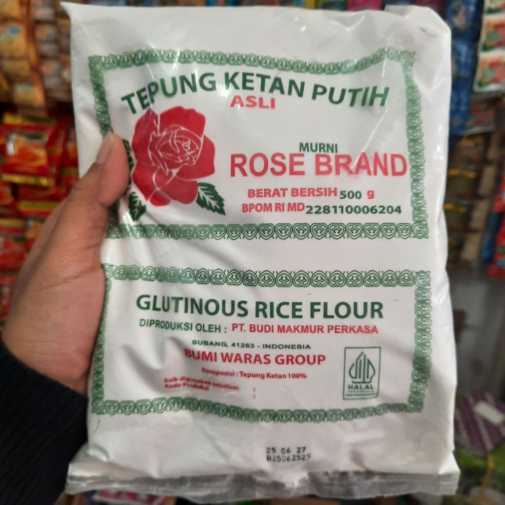 

Tepung Ketan Rose Brand 500 gram