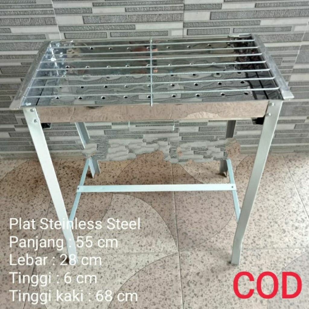 Panggangan sate Panggangan ikan Bakaran sate stainless steel