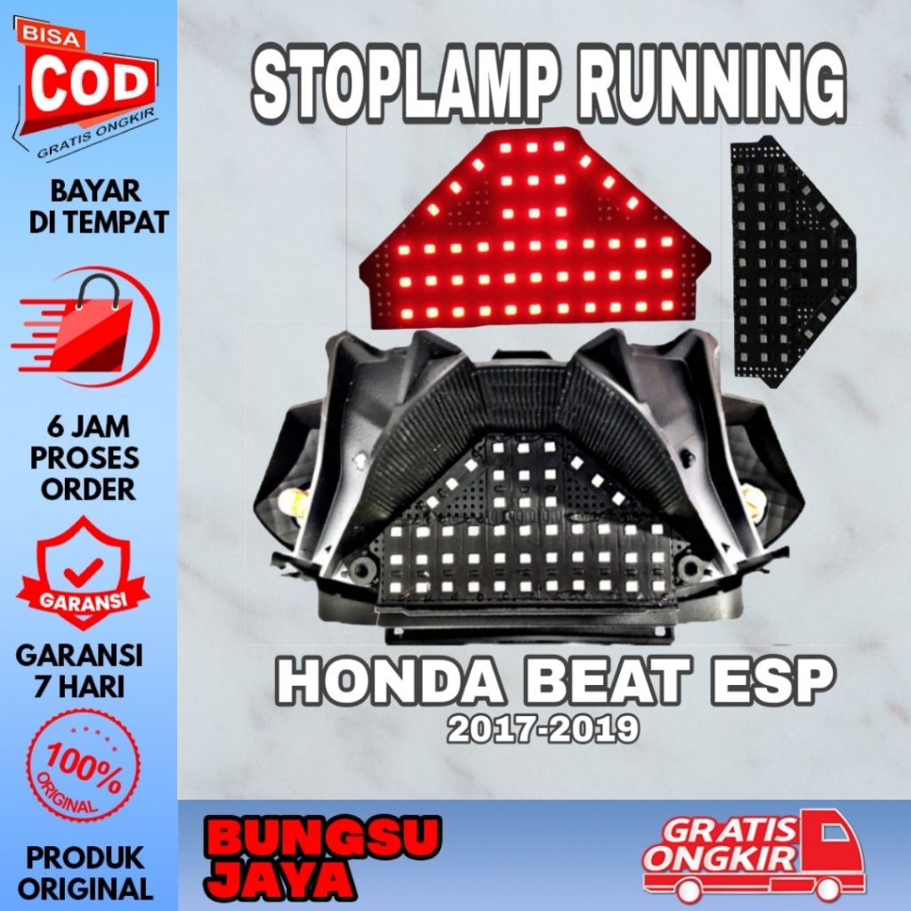 Lampu Stoplamp Running Honda Beat ESP 2017 2018 2019 / Lampu Belakang Beat ESP 2017 2018 2019