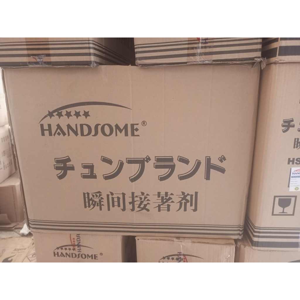 

1 dus lem korea handsome (600 pcs) lem korea merk handsome harga grosir cocok untuk pedagang murah meriah