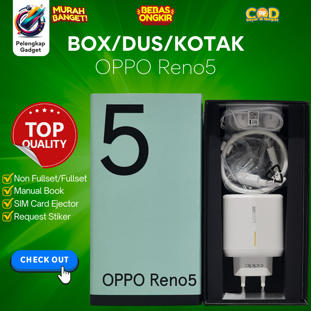 

BOX/DUS/KOTAK OPPO Reno5 (CHARGER SUPER VOOC 65w ORIGINAL)