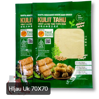 

Kulit tahu IP ukuran 70x70 cm 50 gr
