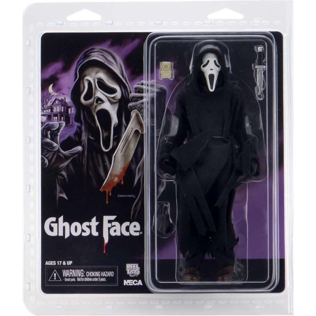 TERUJI NECA GHOST FACE 8 FIGUR AKSI BERPAKAIAN GHOST FACE KODE 151