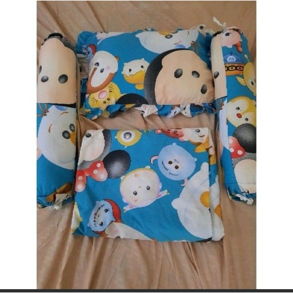 bantal guling bayi include sprei dan sarung sprei bayi bedding set baby preloved