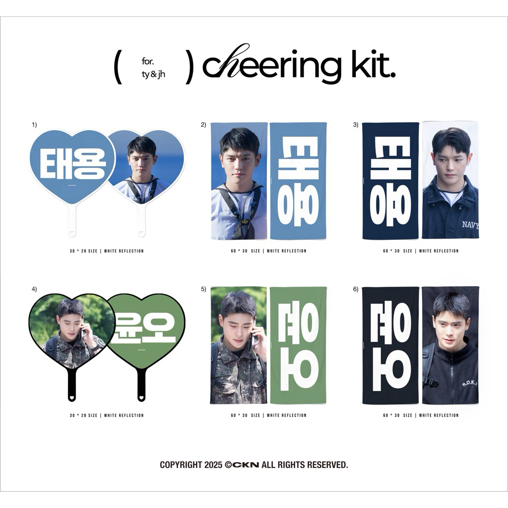 PO Cheering kit slogan uchiwa jaehyun taeyong