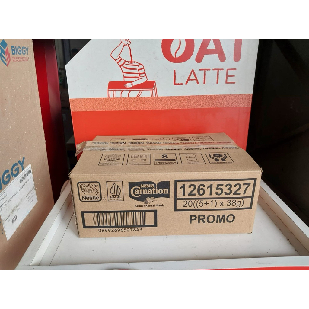 

Nestle Carnation Sachet Susu Kental Manis 1 karton ( 20 Renceng ) EXP JAN 2026