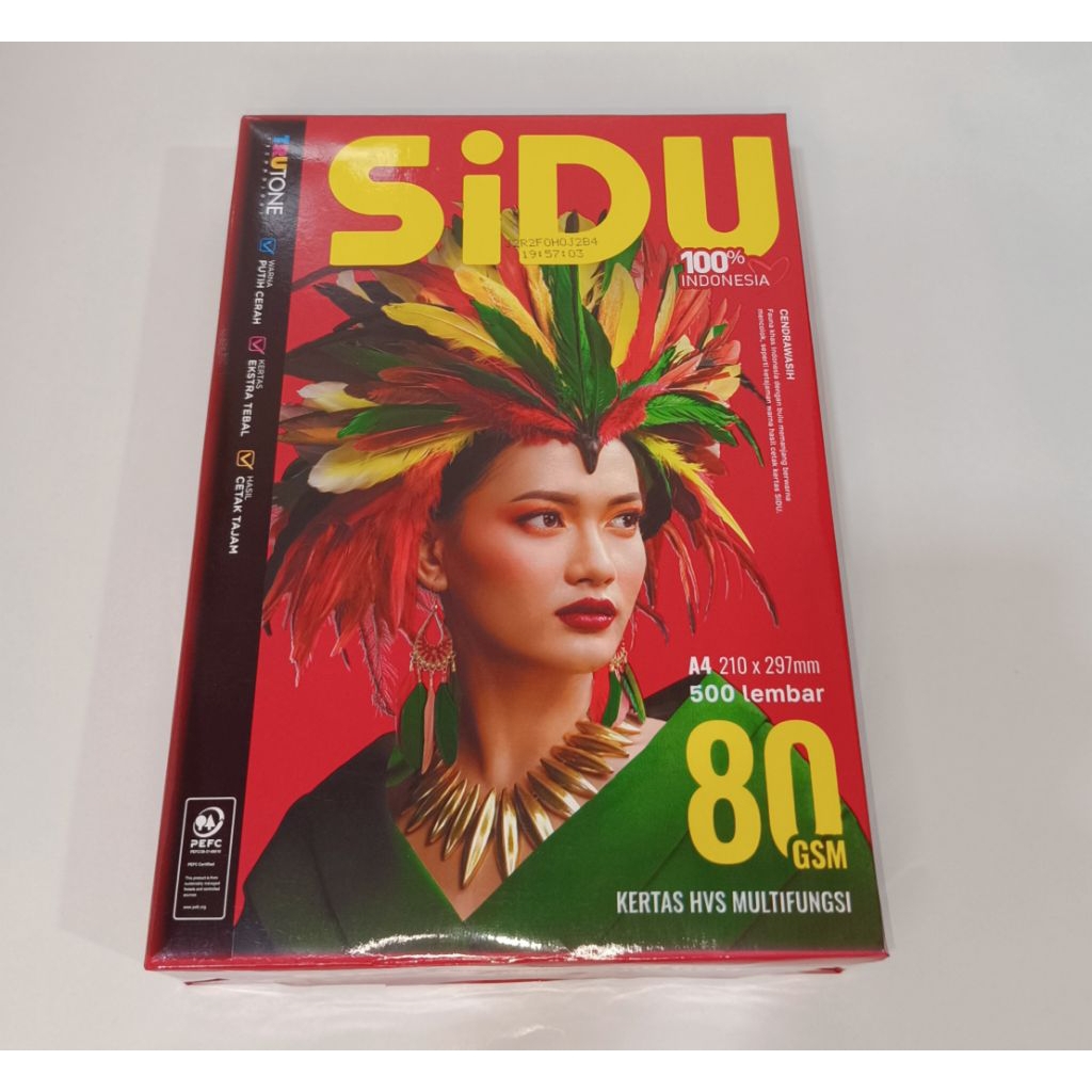 

Kertas SiDU A4 HVS Paper Multifungsi 80gsm 500 sheets 210x 297mm 1 RIM