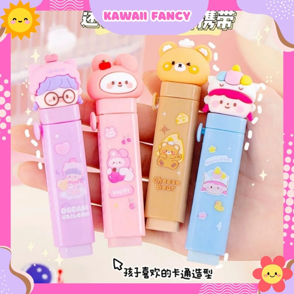 

KAWAII- PENGHAPUS MEKANIK+REFILL FREE