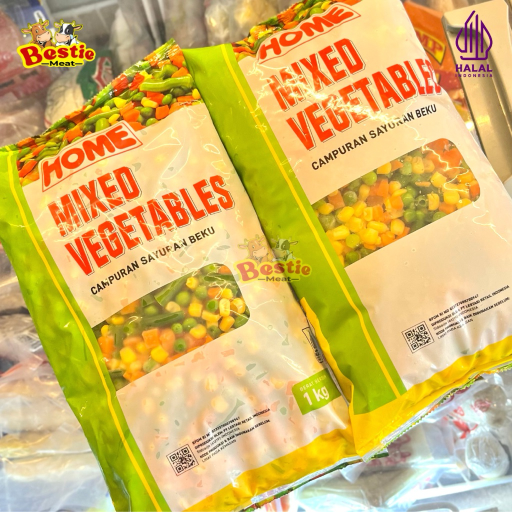 

Mix Vegetable 4 Macam Sayuran Mix 100g - 1kg