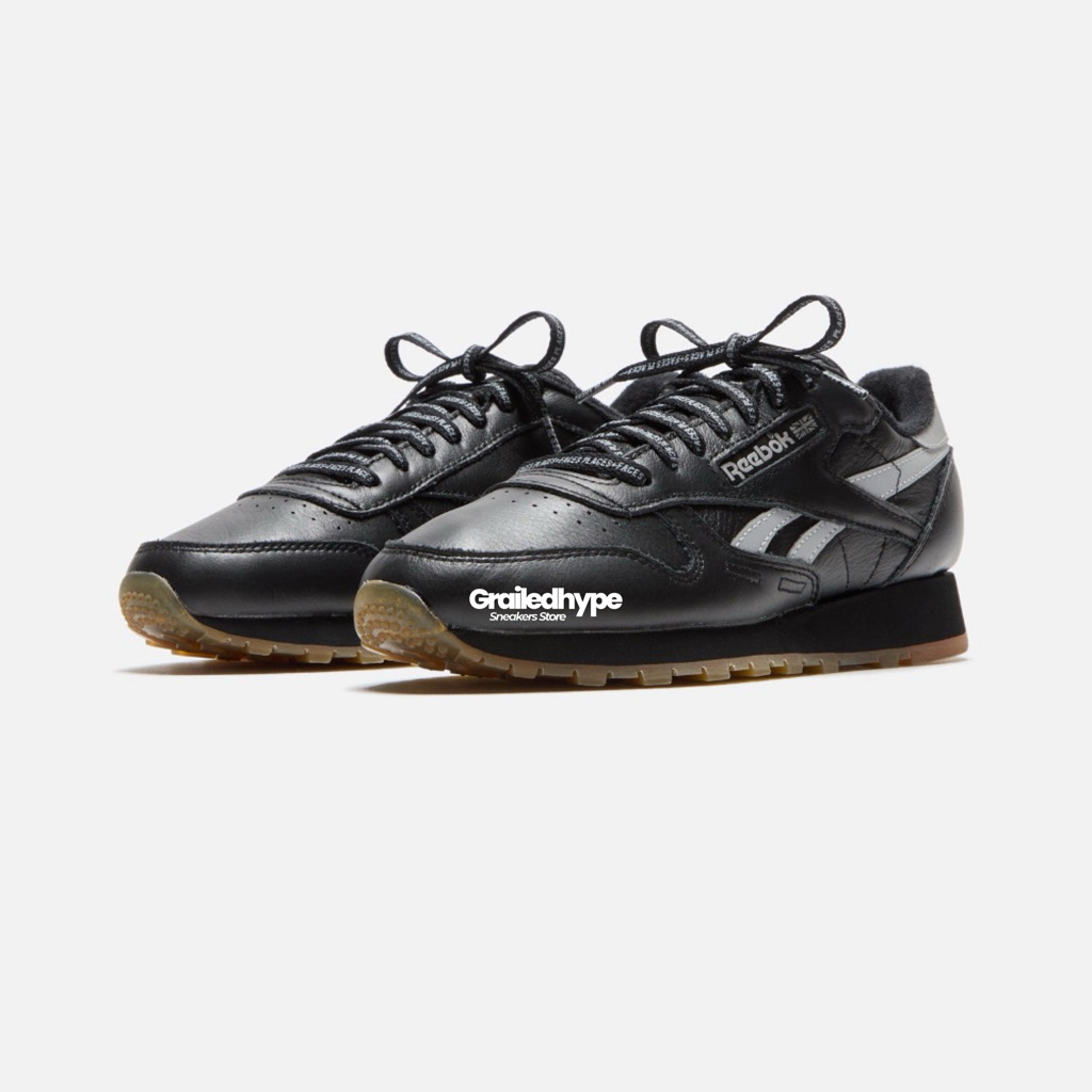 Reebok Classic Leather x Places + Faces Black