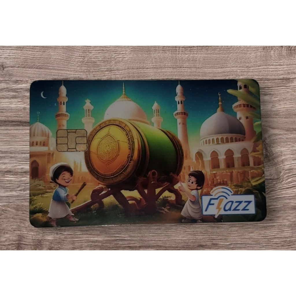 PL kartu Flazz stiker Idul Fitri