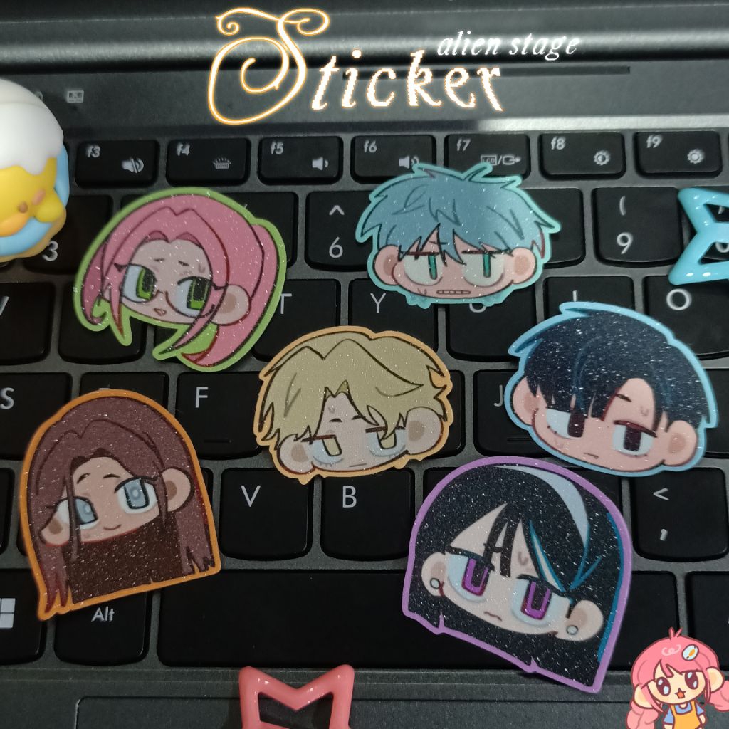 

KUKURIKALOT | [ ALNST ] Alien Stage Glitter Sticker !