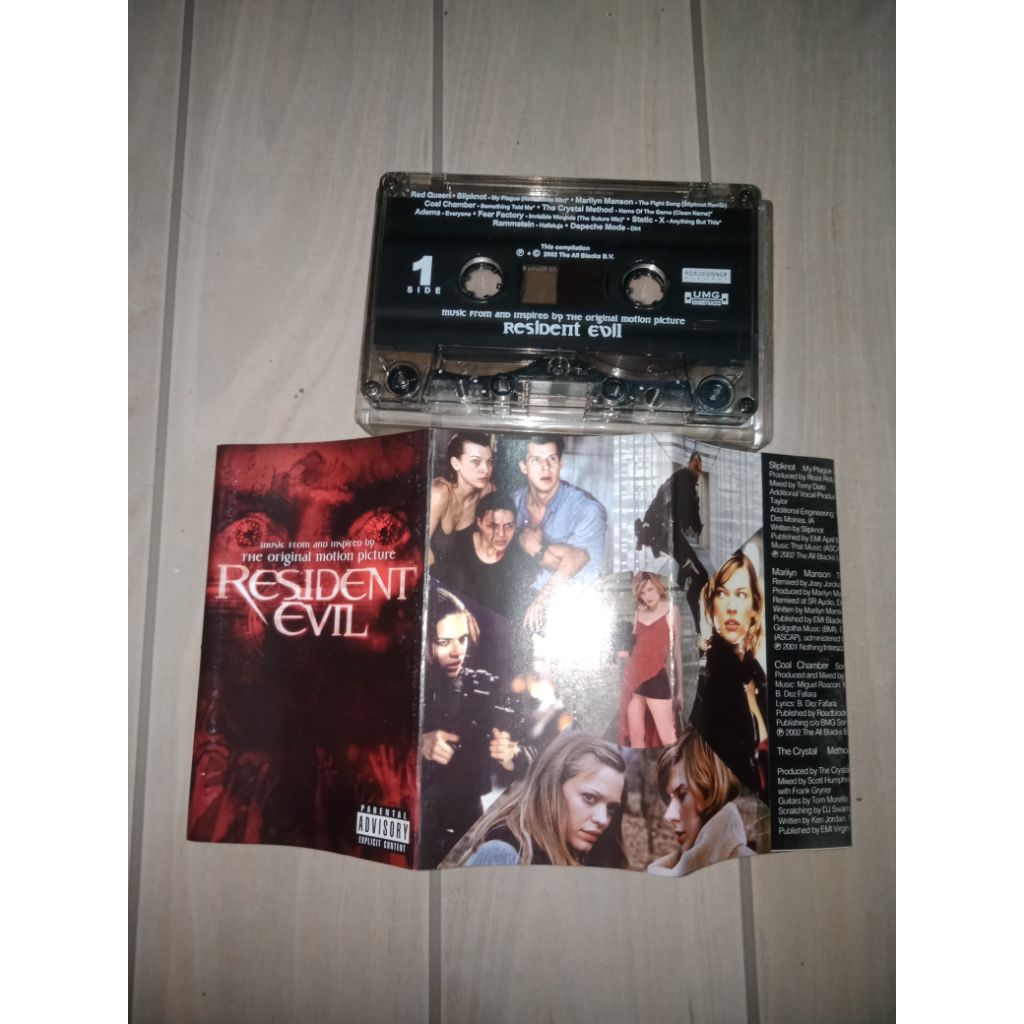 kaset pita soundtrack resident evil