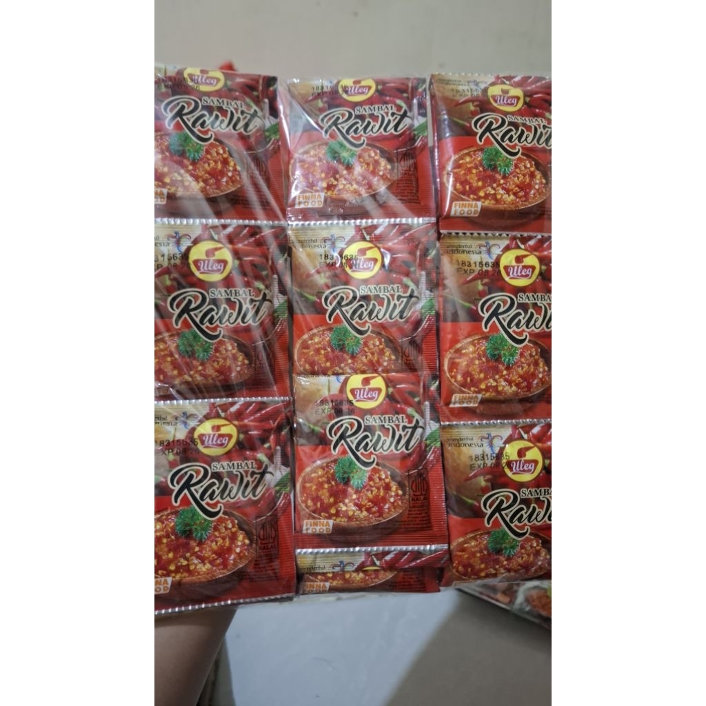 

sambel uleg finna food ripek isi 30 pc