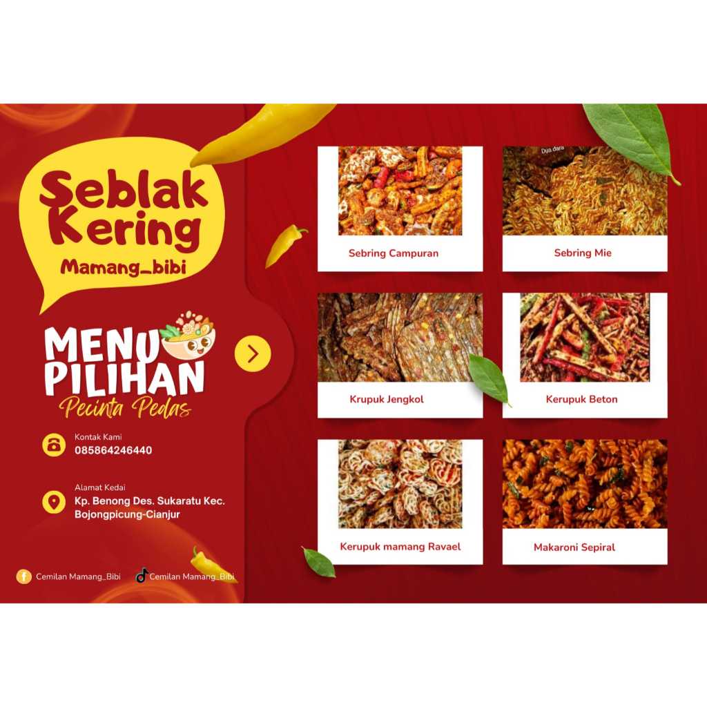 

Basreng bumbu jikruh daun jeruk
