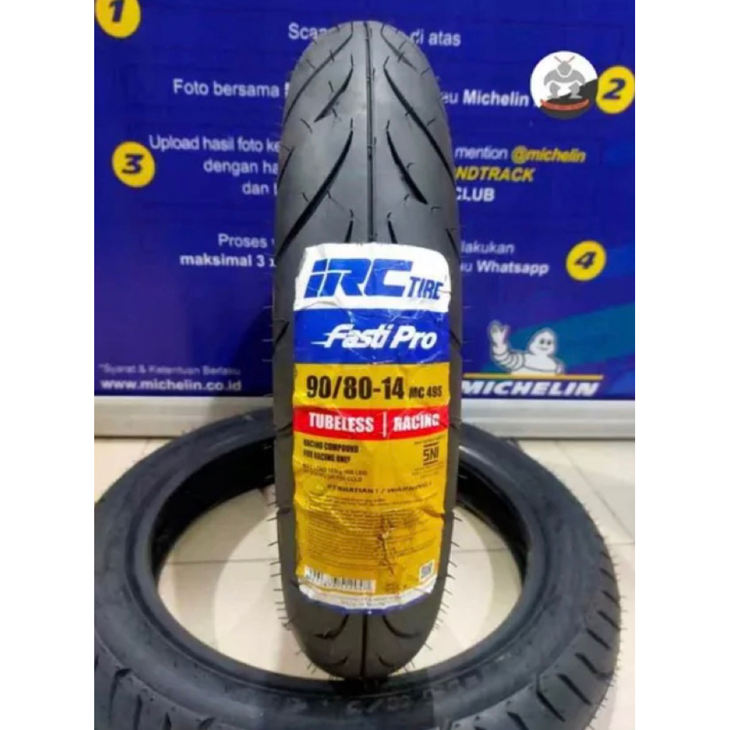 Ban IRC 90/80-14 FASTI PRO Tubeless Soft Compound