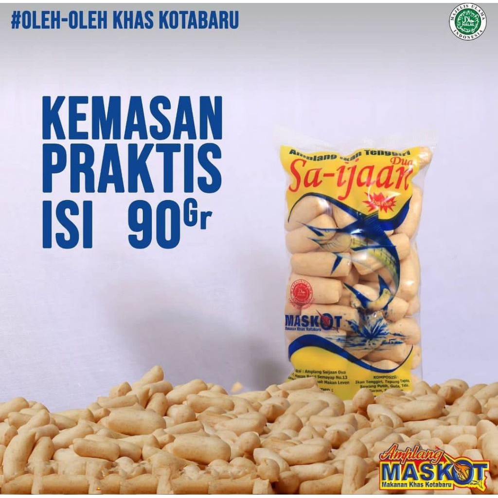

(COD) Amplang Sa-ijaan Khas Kotabaru Kemasan Praktis 90gr.