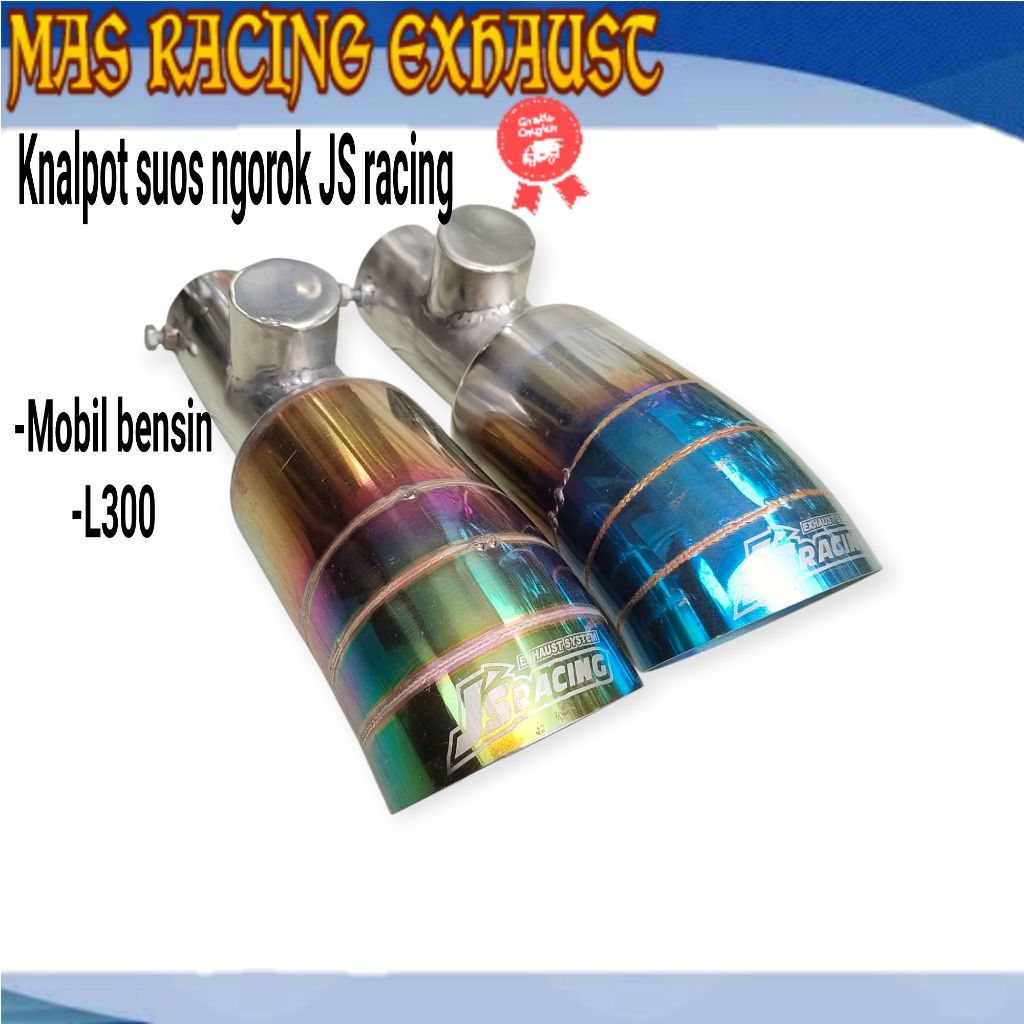 KNALPOT MOBIL SUOS SOS NGOROK JS RACING COCOK UNTUK SEMUA JENIS MOBIL BENSIN SOLAR L300 GRANDMAX APV