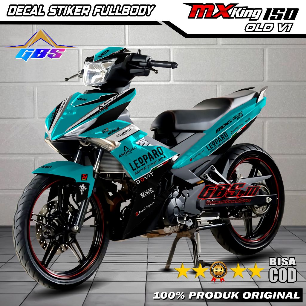 COD Decal Stiker MX KING 150 Fulll Body Motor MX KING 150 V1 Decal Vareasi Fullbody Aksesoris Motor