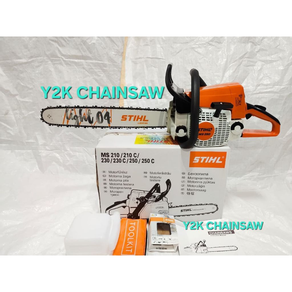 Mesin Chainsaw STIHL MS 250 Bar 20 Inch Gergaji Mesin Senso MS 250 Bar 20 inch