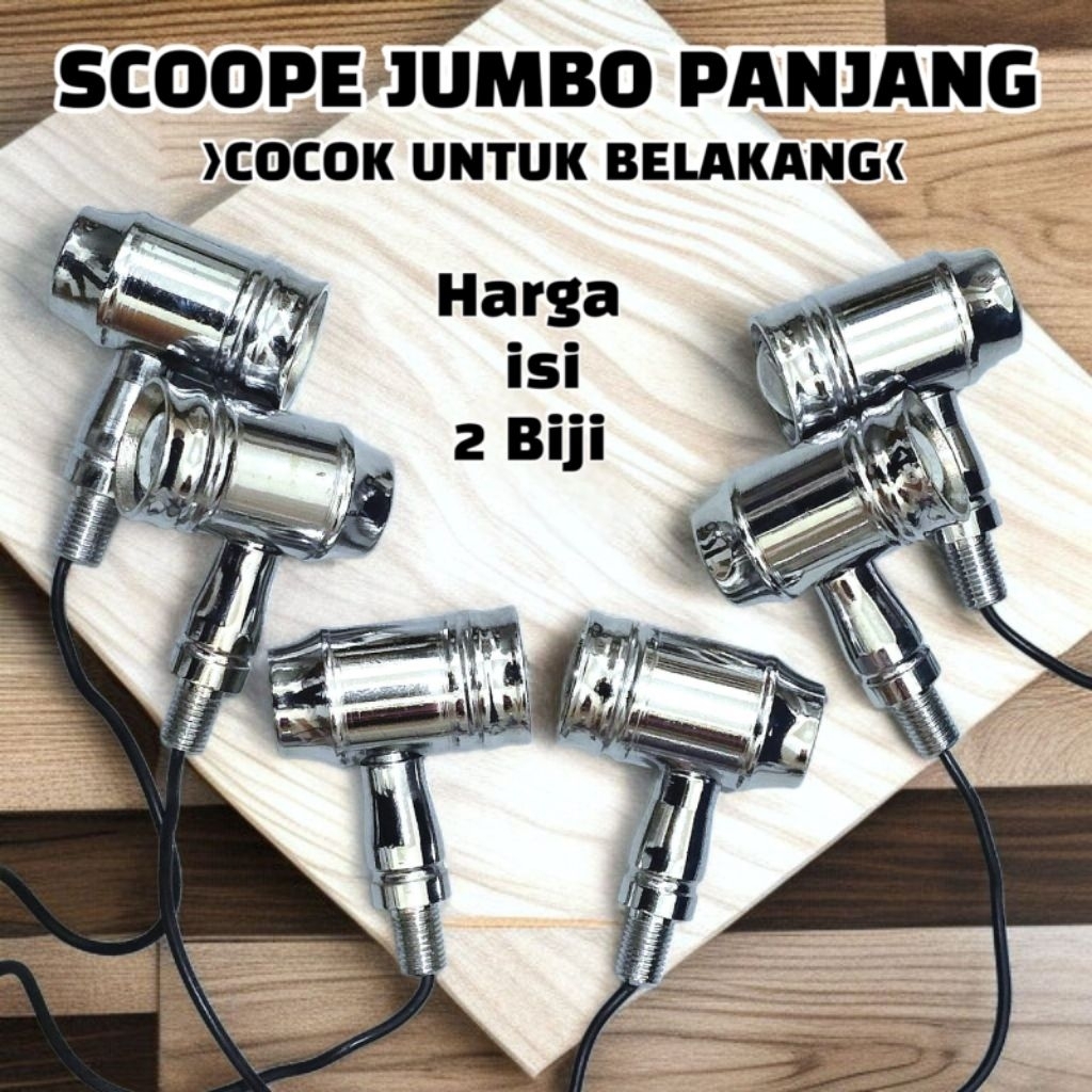 SEIN LED STENLIS RITING CB LED TABUNG PALU SEN LED RETENG MODEL STAINLESS BAHAN BESI ALUMINIUM UNTUK