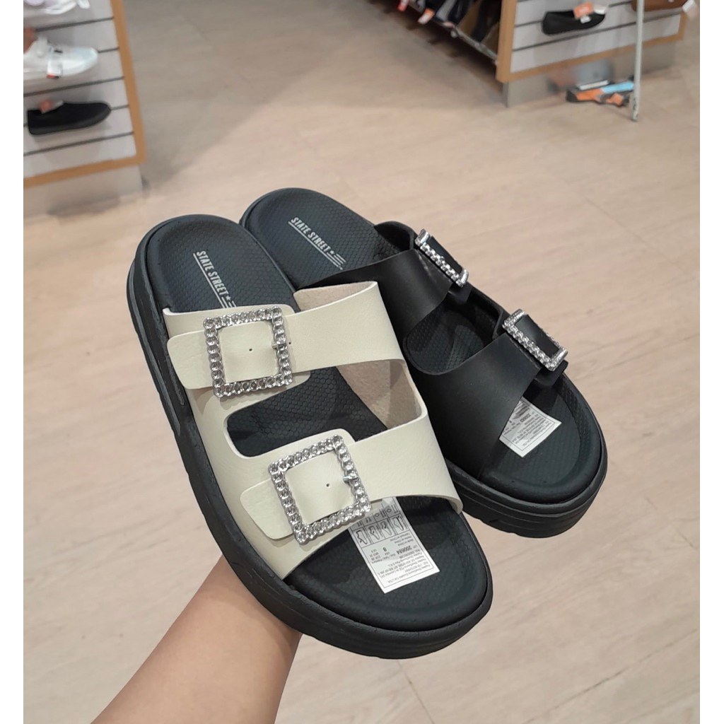 Payless State Street Womens Carolyn Footbed Sandal