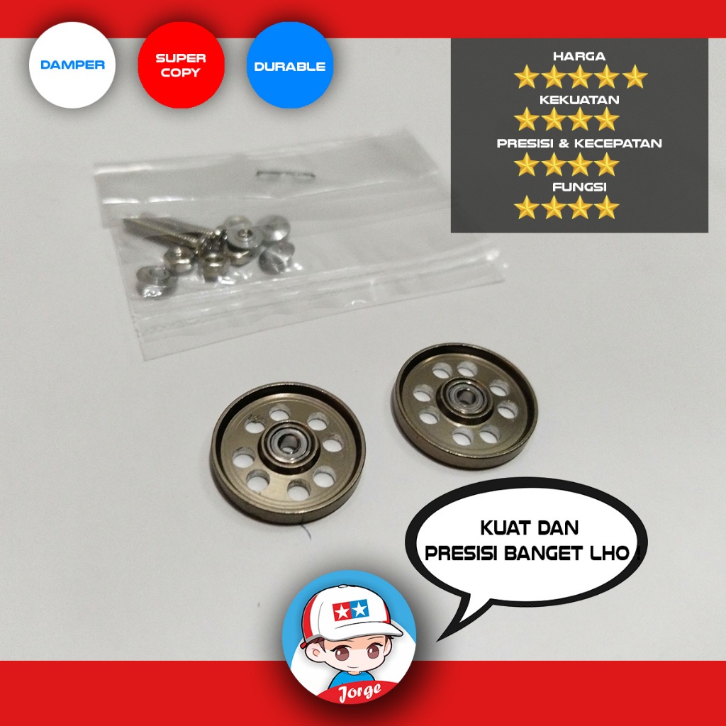 Tamiya Roller 17mm Rep 95563 - HG lightweight - Silver