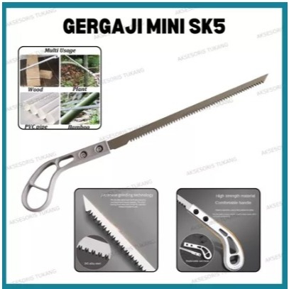 Gergaji Tangan Mini berkebun, Gergaji Pruning, Gergaji Compas, Gergaji Bonsai Kecil