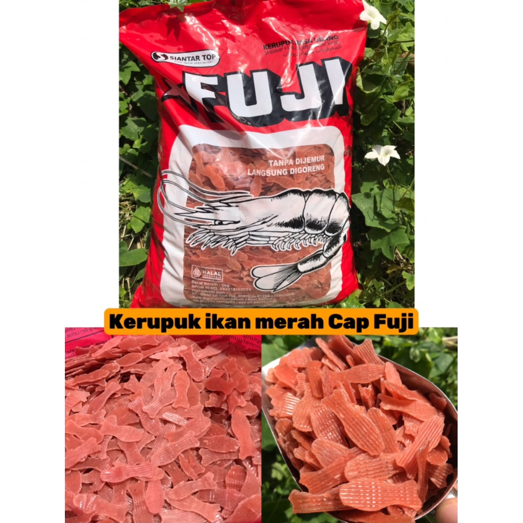 

[250 gr] Kerupuk Ikan Merah Fuji Kiloan