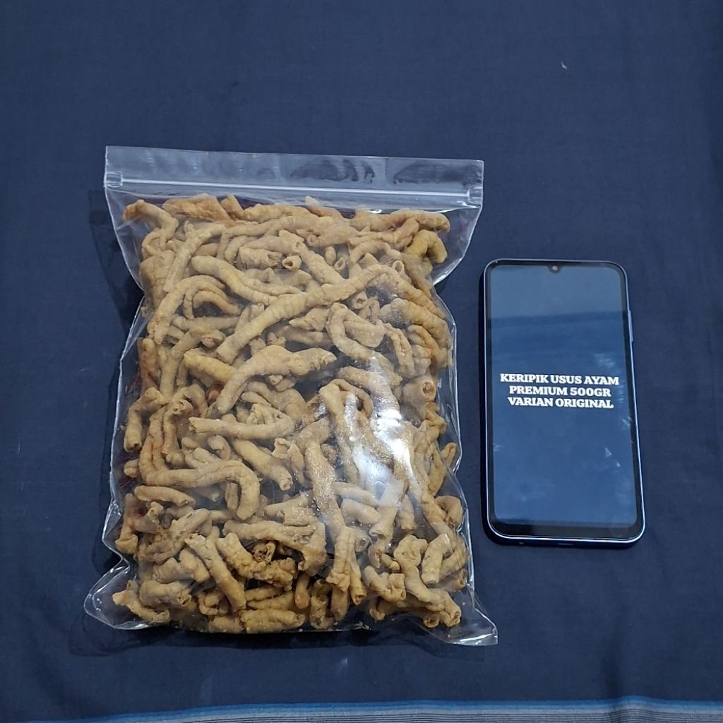 

keripik usus ayam premium 500gr varian original - AYY official