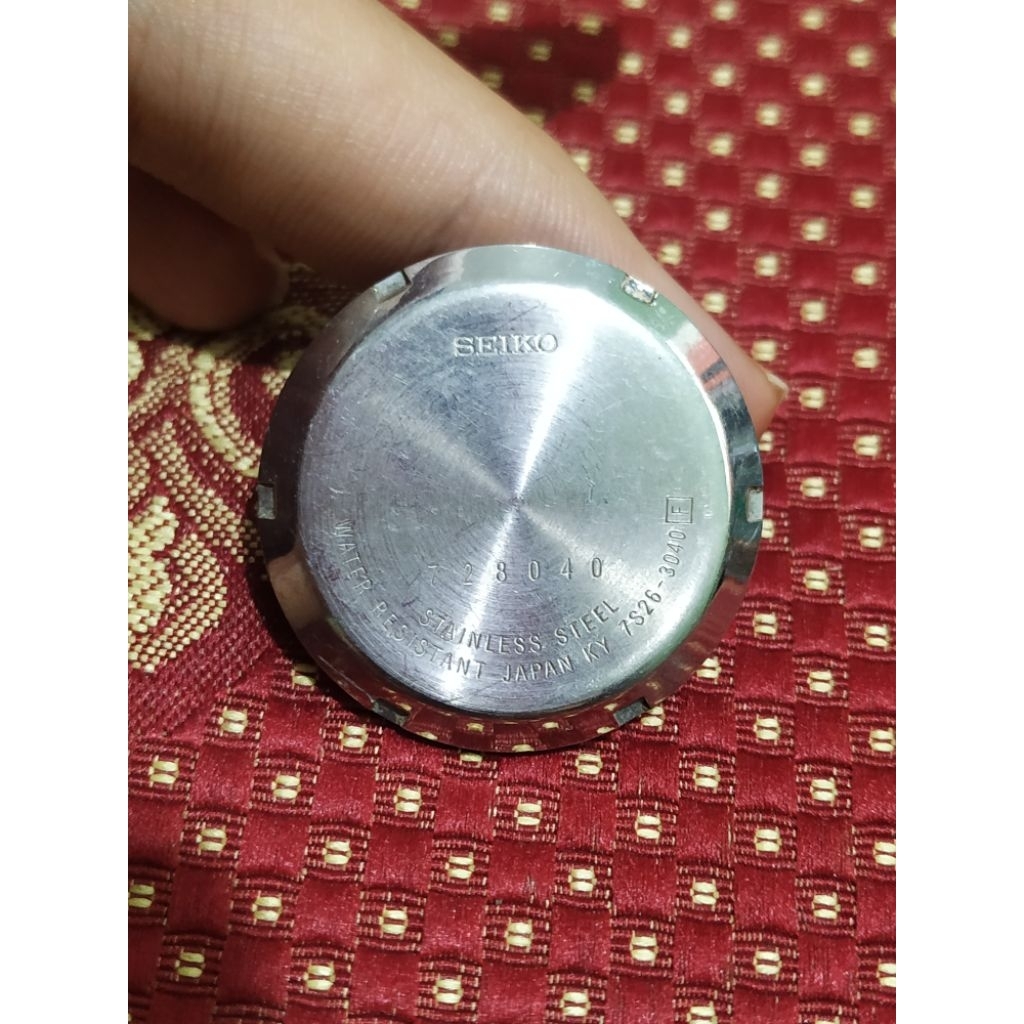 case back jam tangan seiko 7S26 3040
