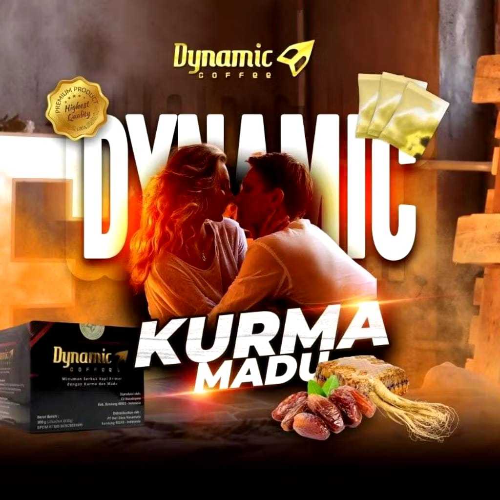 

PROMO DYNAMIC COFFE ORIGINAL KOPI DYNAMIC KEMASAN TERBARU 1 BOX ISI 10 SACHET ASLI 100%