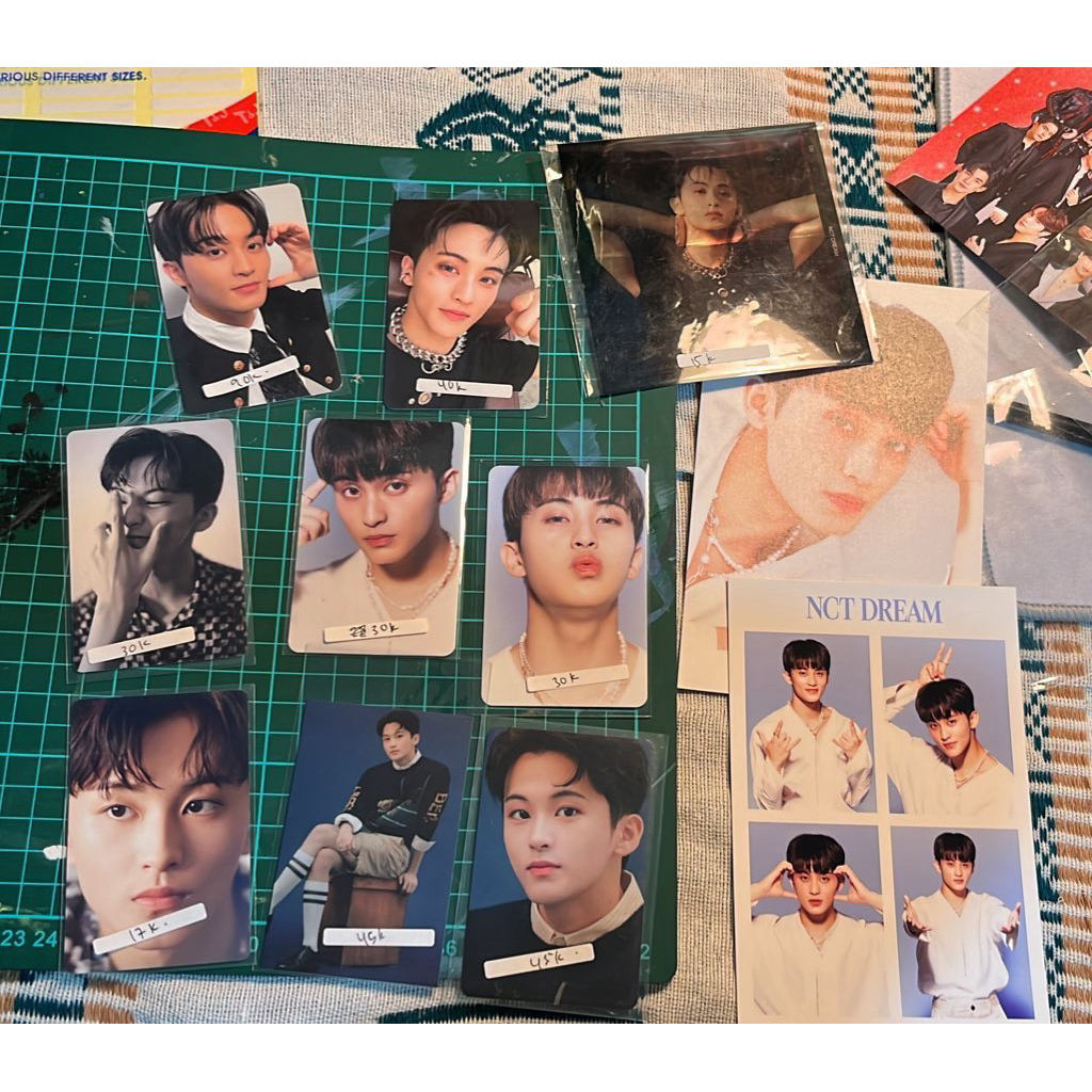 aab mark lee NCT (season greeting 24, kcon bnw non bnw, stereo b, hot tracks)