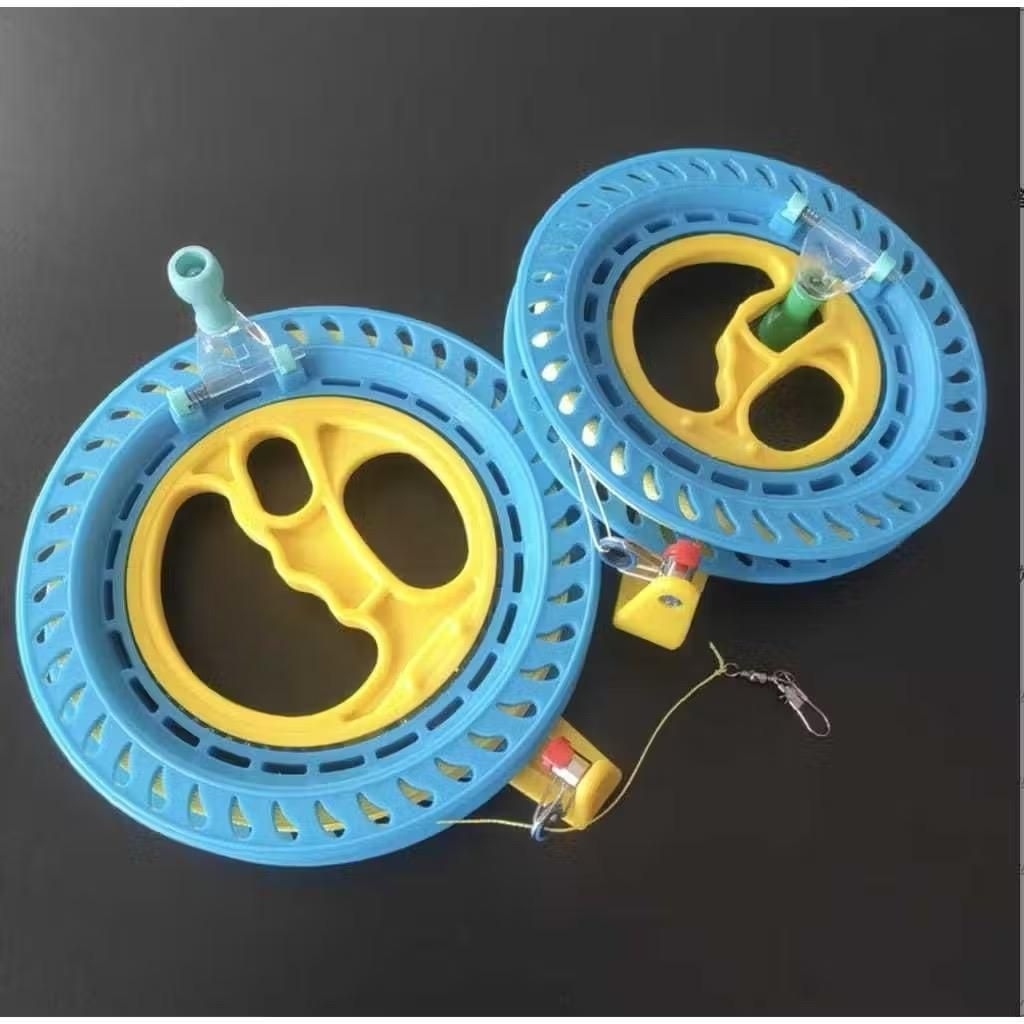 16Cm Katrol Gulungan Benang Layangan 150M Handle Kite Layang Alat Gulungan Otomatis Roll Senar Nilon