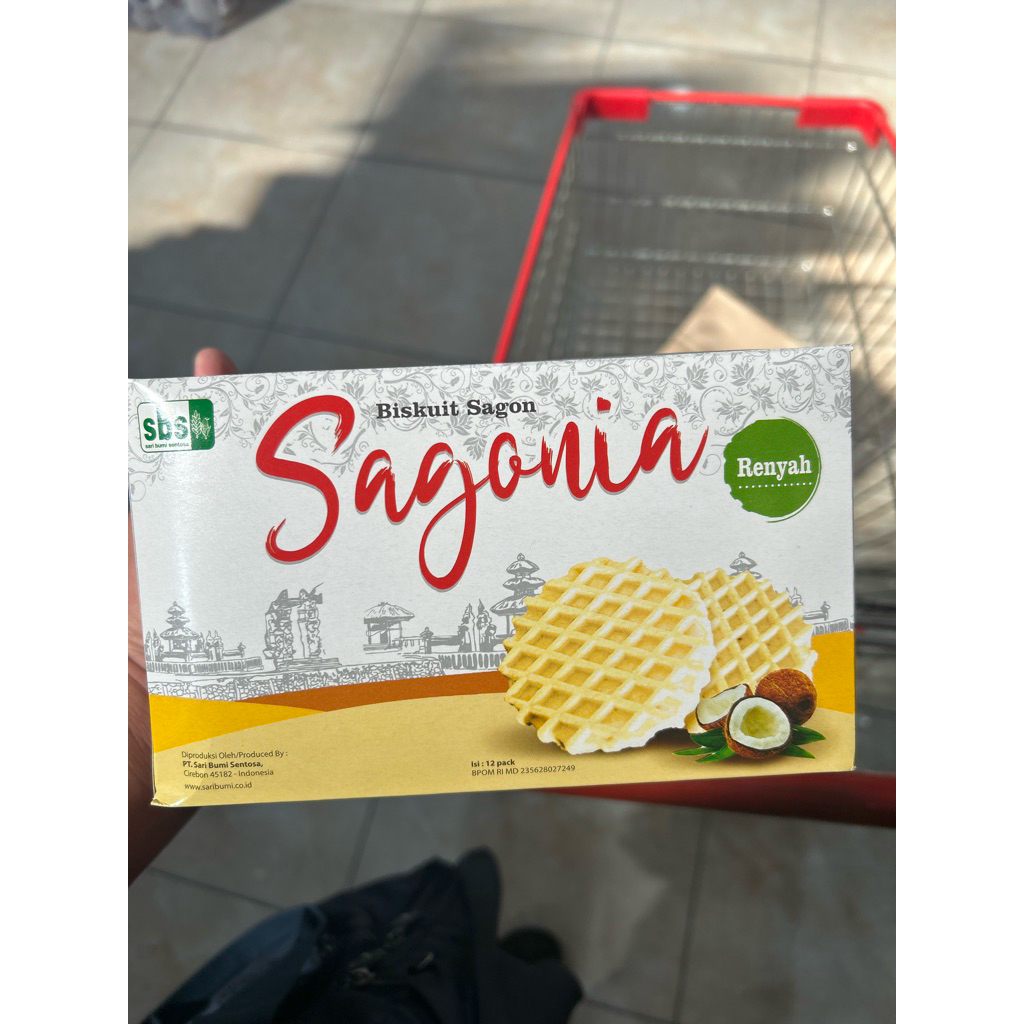 

SAGONIA biskuit box isi 12