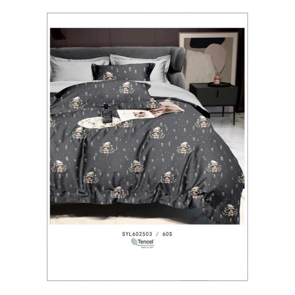 Kain Sprei Tencel 60s Motif Woodnight