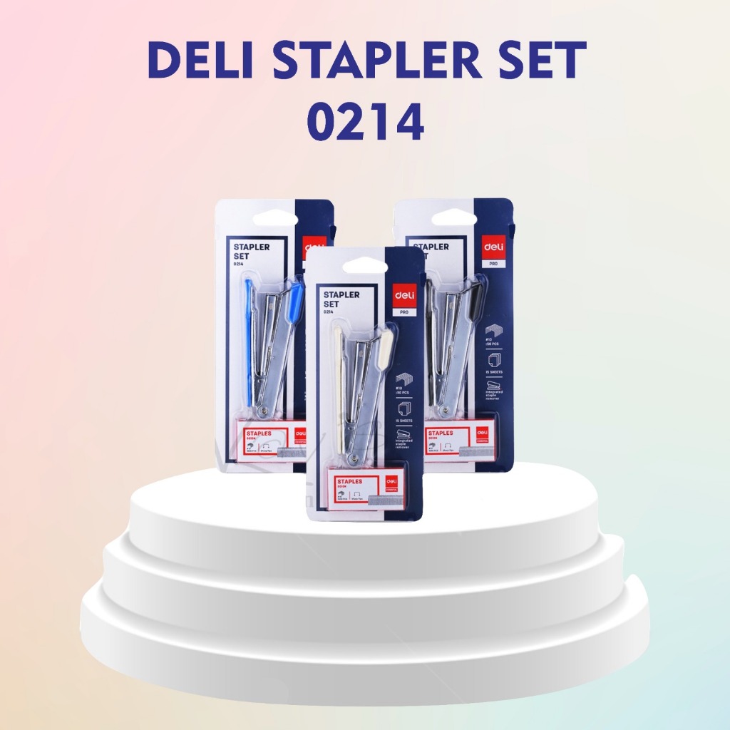 

DELI STAPLER SET E0214/STAPLER+ISI/STAPLES