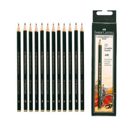 PENSIL FABER CASTELL 2B ISI 12 PCS ASLI ORI