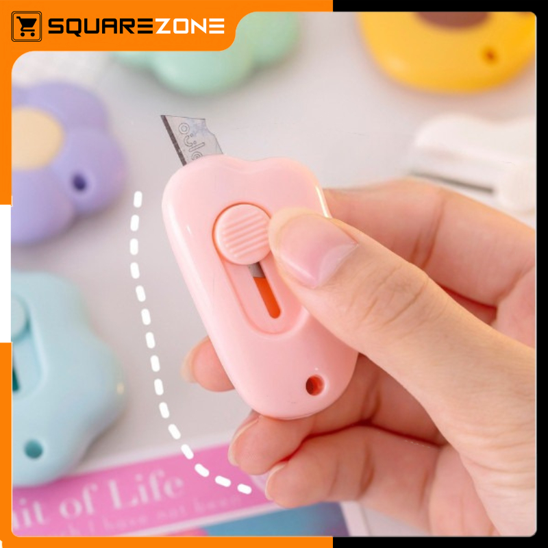 

Cutter Mini Bentuk Awan Lucu Pisau Kecil Pemotong Kertas Tajam Dan Portable ATK002