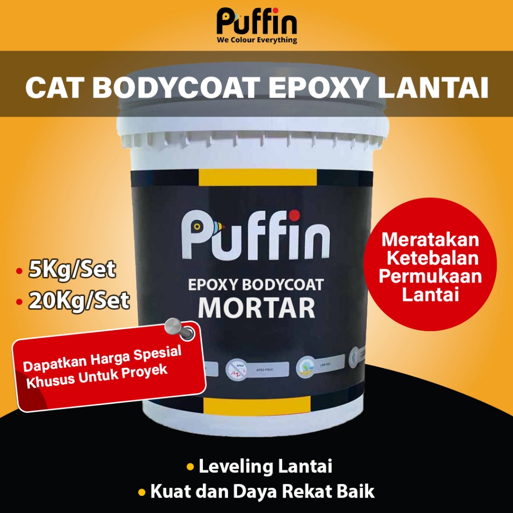 Cat Lantai Epoxy Bodycoat Puffin Epoxy Bodycoat Mortar