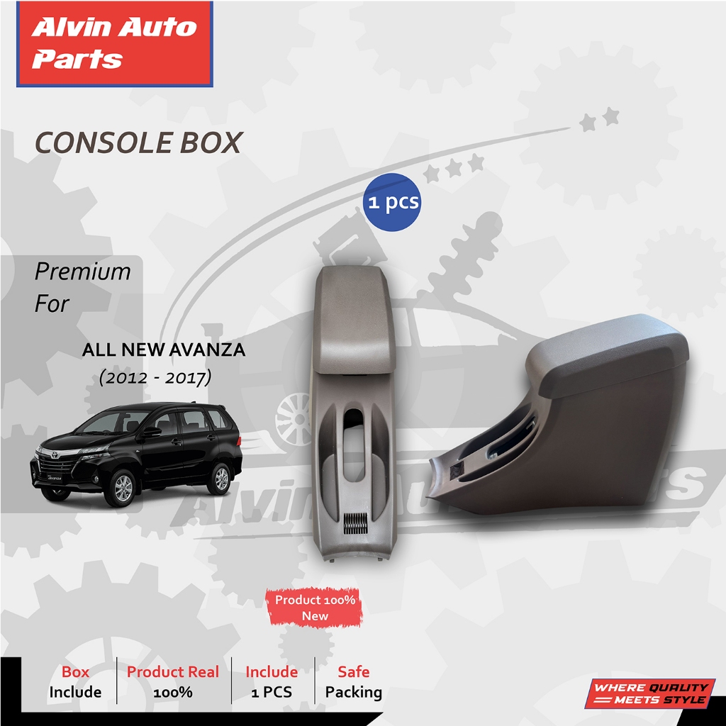 ARMREST BOX CONSOLE BOX ALL NEW AVANZA 2012 - 2017 /CONSOLE BOX ALL NEW AVANZA
