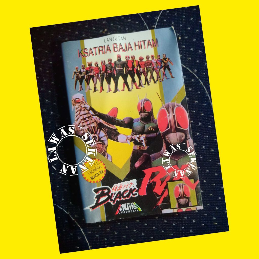 Kaset Ost Ksatria Baja Hitam RX dkk / Japan Version (Mulus)