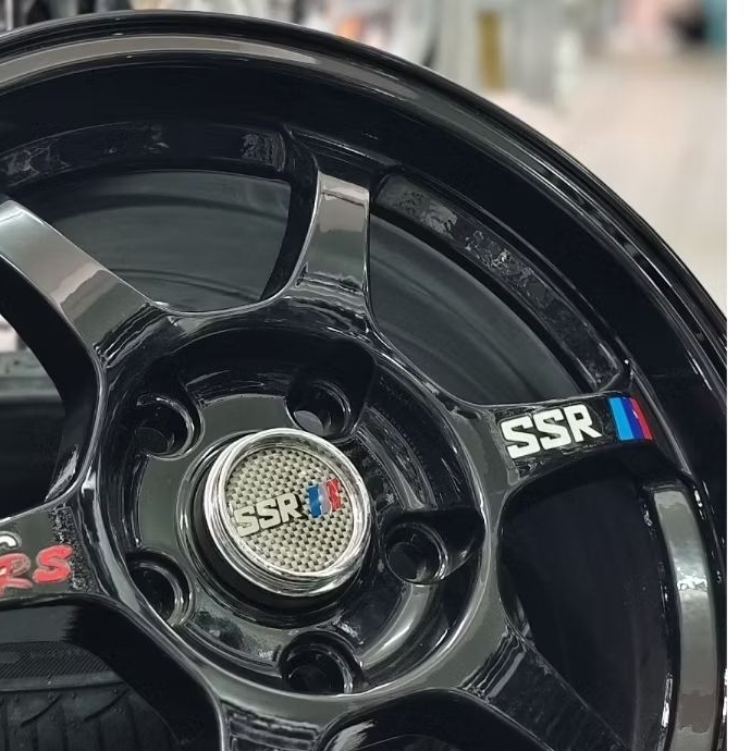 Velg SSR Black Gloss Ring 15 PCD 5x114,3 cocok untuk Wuling Cortez, WRV, L300, Grandmax