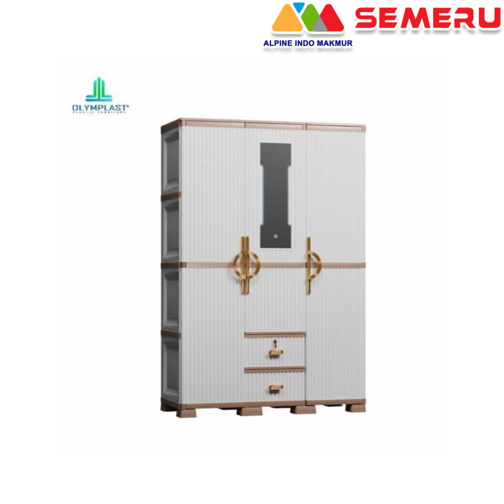 OLYMPLAST LEMARI 3 PINTU OF 2 OTC LUXURY 3P