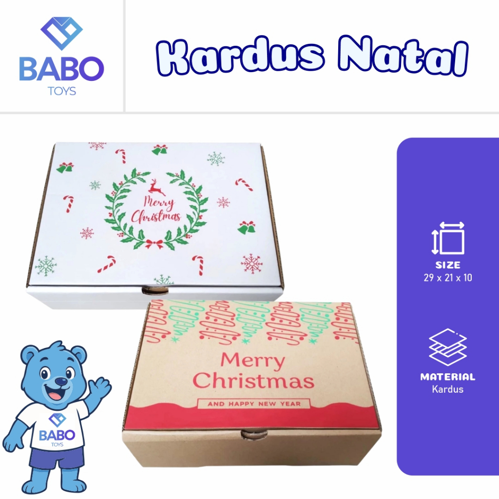 

Babo Toys Extra Packing Kardus Natal Kardus Christmas