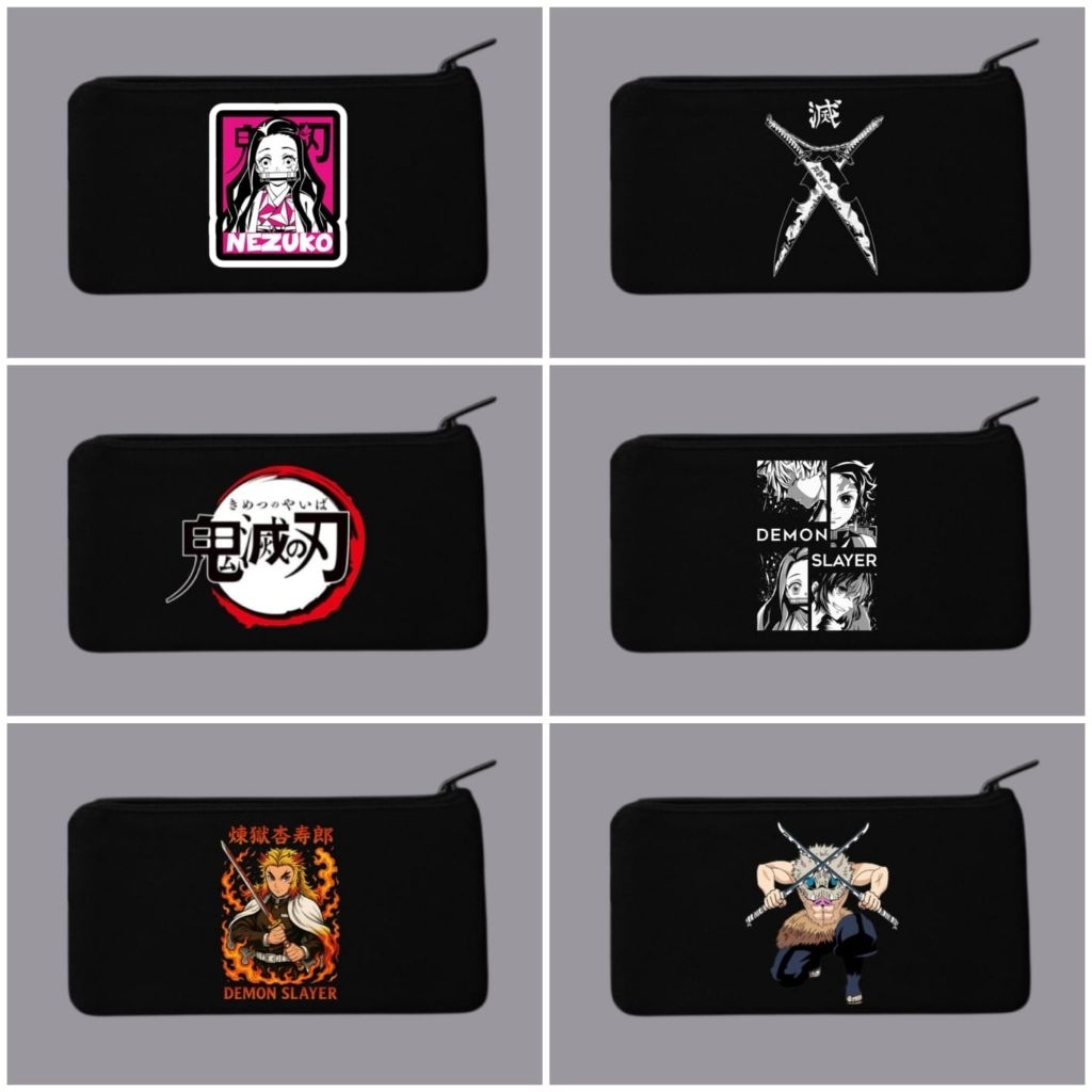 

Tempat pensil demon slayer/Tepak kanvas premium/Tempat alat tulis/Tempat kosmetik/Tempah hp/Tempat dokumen kartu/Pouch