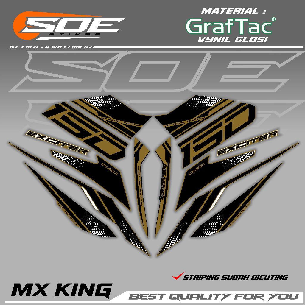 STRIPING MX KING motif exciter 150/ stripe exciter 150/ stripe y15zr