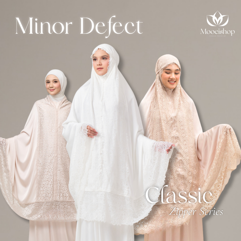 Mukena Minor Defect Sale – Classic Zipper Series